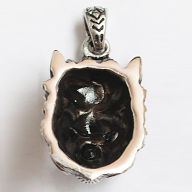 1шт старинные лев подвески из нержавеющей стали с кристально украшения для мужчин