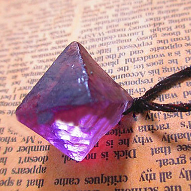 Здоровье Забота (неправильной) Фиолетовый Кристалл Ожерелье мощность (1 шт)