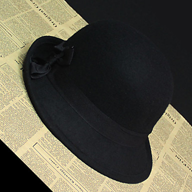 Модные шерсти женщин Tweed шляпа (Окружность :56-58см)