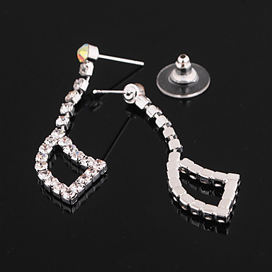 Свадьба Элегантный Rhinestone Crystal серьги и ожерелье комплект ювелирных изделий