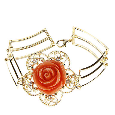 Высококачественный металл Rose Pattern циркуляр позолоченные серьги ожерелье браслет Кольца
