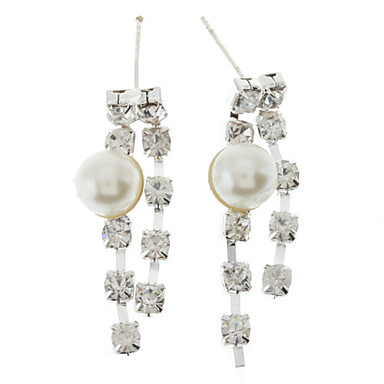 Кистями инкрустированный бриллиантами Pearl Jewelry Set