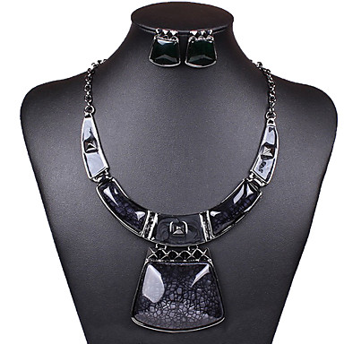 сплав новых изящные женские (ожерелья и серьги) драгоценный камень комплект ювелирных изделий (больше цвета)