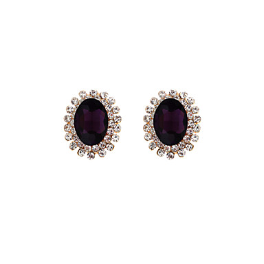 Мода Золото Позолоченные (ожерелье и серьги и кольцо) Gemstone ювелирные изделия Set (золото)