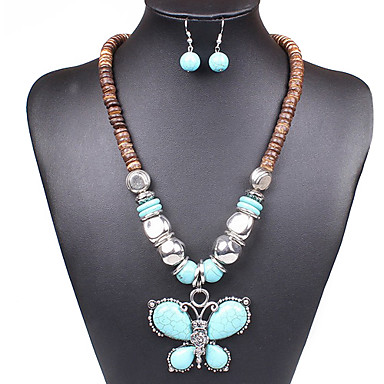 богемный Европейский сплав женщин (ожерелья и серьги) комплект ювелирных изделий