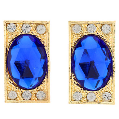 Выдалбливают Square Shaped Rhinestone шипованных ожерелье