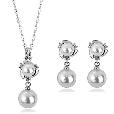 Роскошный Crystal Jewelry Set (в том числе ожерелье и серьги)