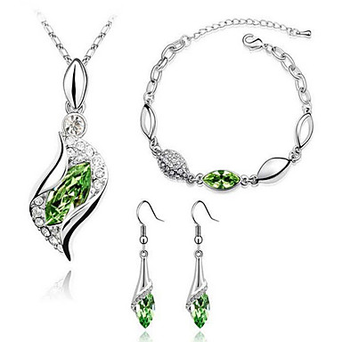 Австрийский кристалл алмаза набор бижутерии с Swarovski, 1083
