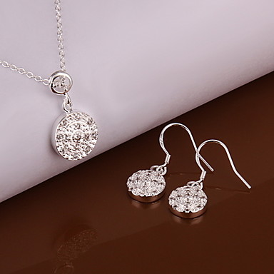 Сладкий Посеребренная медь (ожерелья & серьги)