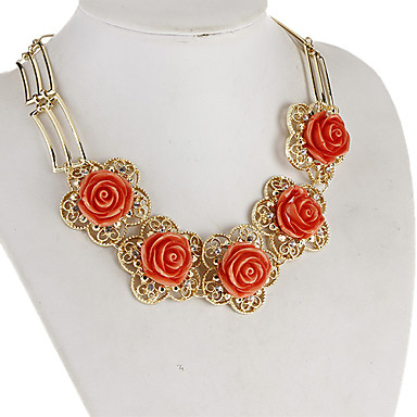 Высококачественный металл Rose Pattern циркуляр позолоченные серьги ожерелье браслет Кольца
