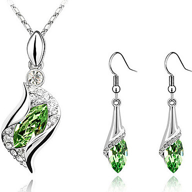 Форма S & Set серьги ожерелье ювелирных изделий