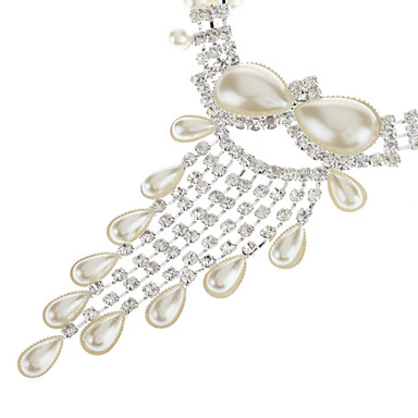 Hand In Hand кистями инкрустированный бриллиантами Pearl Jewelry Set
