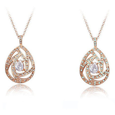 Полые Золотые серьги и ожерелья комплекта ювелирных изделий