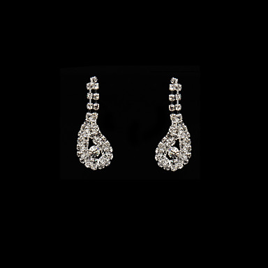 Высокая Высокая Голубой Качество и Очистить Rhinestone Свадьба комплект ювелирных изделий