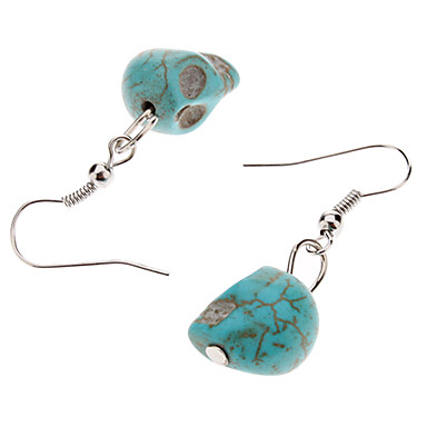 Бирюза Череп форме Set Jewery