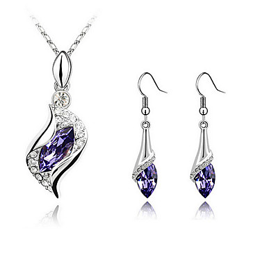 Форма S & Set серьги ожерелье ювелирных изделий