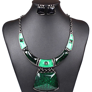 сплав новых изящные женские (ожерелья и серьги) драгоценный камень комплект ювелирных изделий (больше цвета)