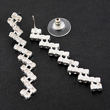 Свадьба Элегантный Rhinestone Crystal серьги и ожерелье комплект ювелирных изделий