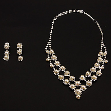 Мода Rhinestone Ювелирные наборы (ожерелье и серьги)