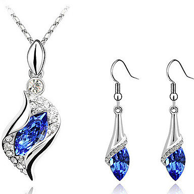 Форма S & Set серьги ожерелье ювелирных изделий