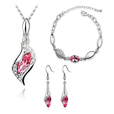 Австрийский кристалл алмаза набор бижутерии с Swarovski, 1083