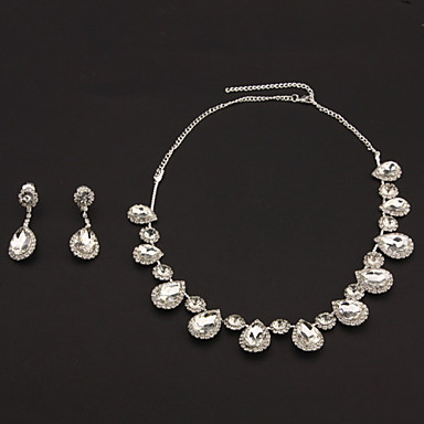 Мода Rhinestone Ювелирные наборы (ожерелье и серьги)