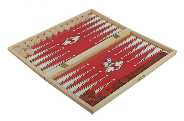 Игра настольная 3 в 1: нарды, шахматы, шашки, в пленке