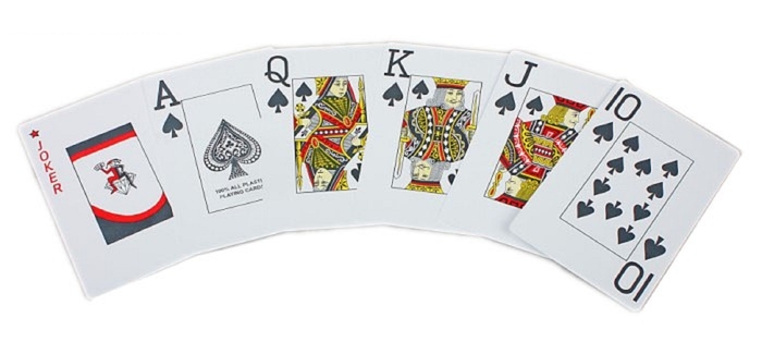Карты игральные Royal 2 колоды в пластиковом футляре, 54 шт., 57х88 мм, 25 мкр, МИКС