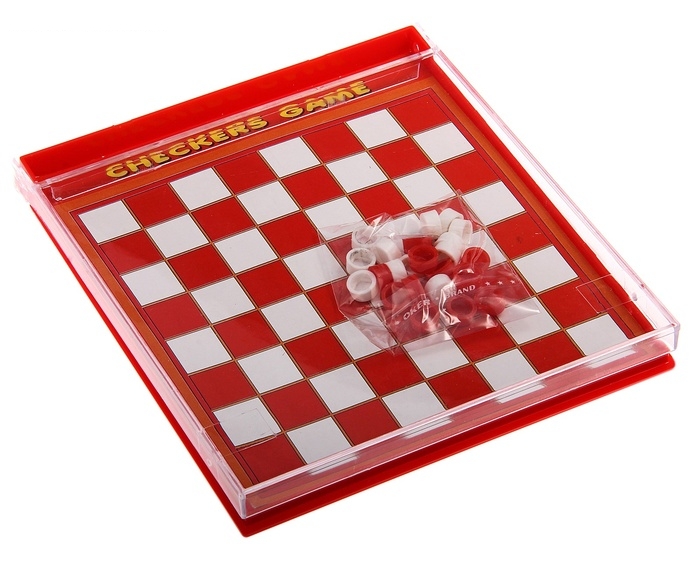 Игра настольная шашки 14*14