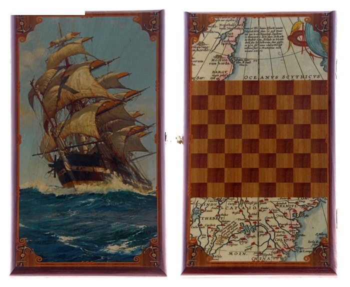 Нарды малые Морские 40*20