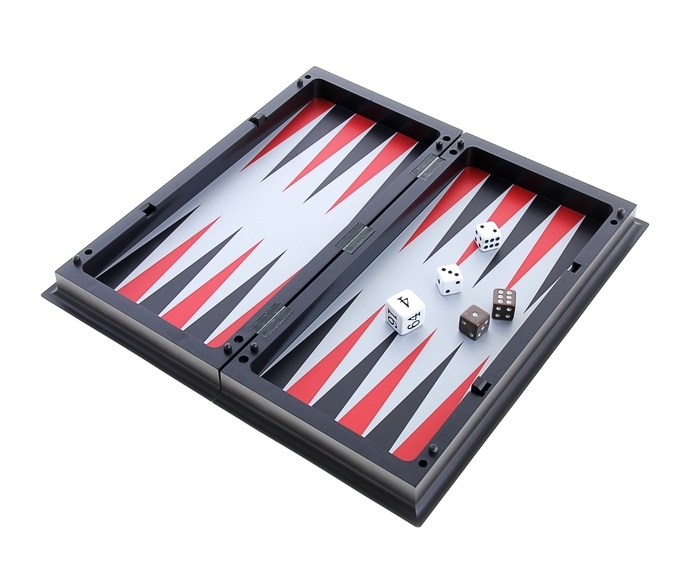 Игра 3 в 1: шахматы, шашки, нарды, доска 25х25 см