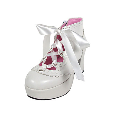 3 "конус пятки пу Лолита туфли с лентой