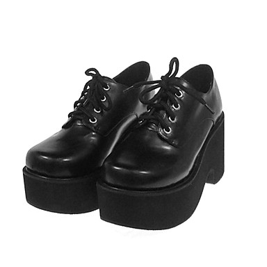 4 "конус пятки платформы пу Лолита обувь