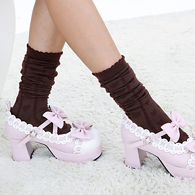Влюбляются Unicolor Sweet Lolita За гольфы