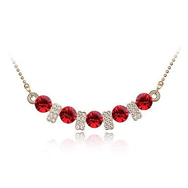 Любовь Кристалл Rhinestone колье колье (разных цветов)