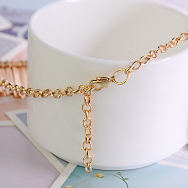 Роза позолоченный ожерелье сплава