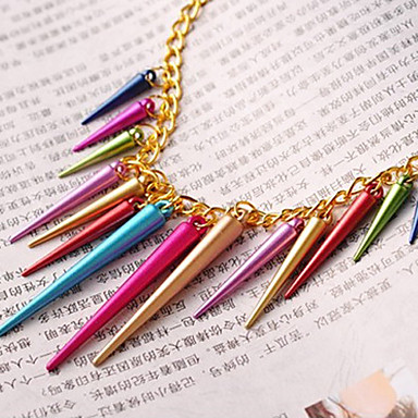 очаровательный (многоцветная шило кулон) золотой сплав крутящий момент (1 шт)