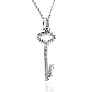 Swarovski Crystal-Swarovski Elements Белое золото Колье Lkn18Krgpn098 оловянного сплава 18KRGP