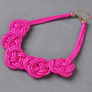 Стильный этнический стиль Форма цветка Rope Kd Ожерелье
