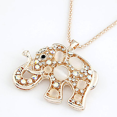 Opal Сладкий ожерелье слона (разных цветов)