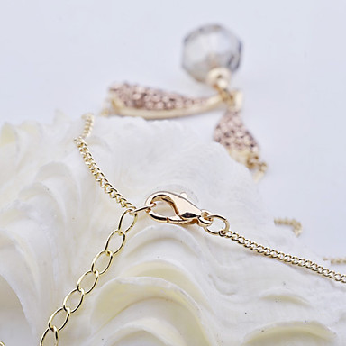 Golden Plated бисер сплав Украшения Ожерелье