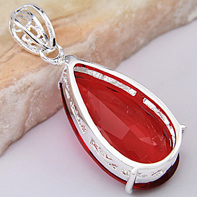 (1 шт) Мода Роуз Gem подвеска