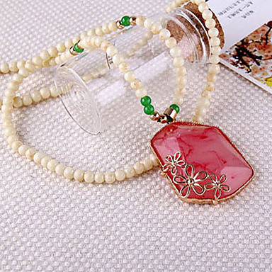 Multi-Slice Большой Будда Gemstone ожерелье из бисера (мелкие цветы)