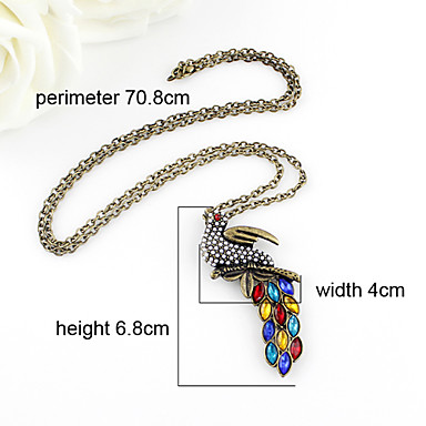 Мода Павлин ожерелье цепь шеи JewelryÂ NAF
