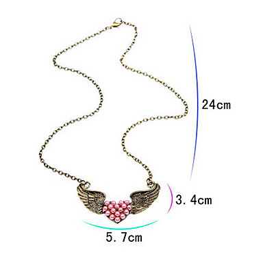 2013 весной новые крыло ангела сердца ожерелье N29
