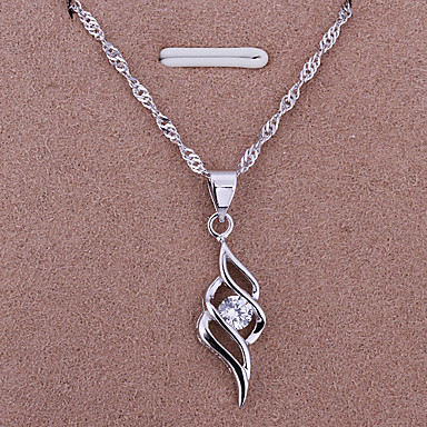 Серебряная Necklace.High ювелирные изделия ювелирные ожерелье