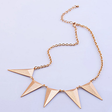 Сплав Stereo TRIANGL Necklcae (разных цветов)