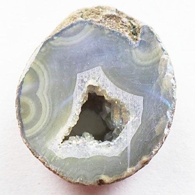Природный Druzy Geode Агат Кабина Кабошон