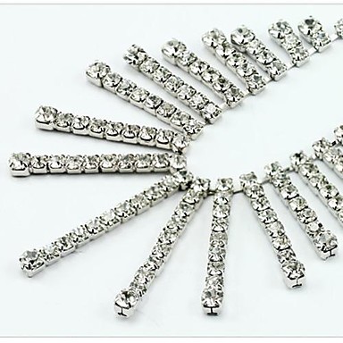 Мода коготь цепи ожерелья Rhinestone