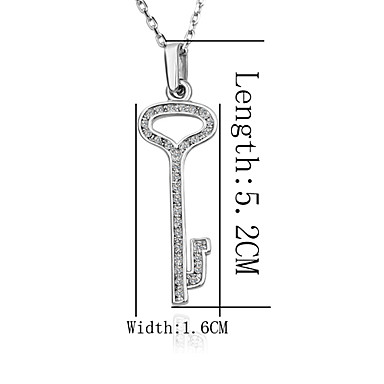 Swarovski Crystal-Swarovski Elements Белое золото Колье Lkn18Krgpn098 оловянного сплава 18KRGP